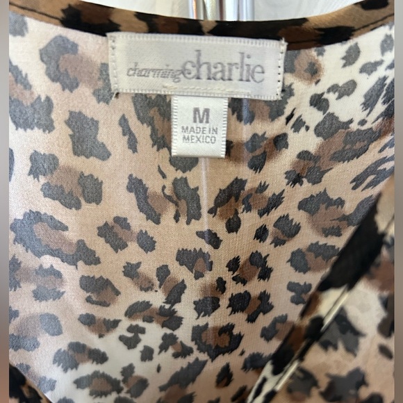 Leopard Animal Print Camisole Top Tank - Picture 5 of 8